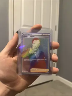 Pokemon TCG Boss's Orders Rebel Clash 200/192 Holo Rainbow Secret Rare Card - Image 5