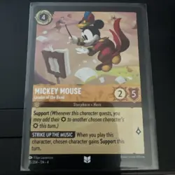 Disney Lorcana TCG Mickey Mouse Leader of the Band 34/P1 EN 4 - Image 1
