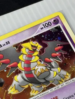 Pokemon Giratina LV.55 Holo Rare Platinum Card 9/127 with SWIRL - Image 4