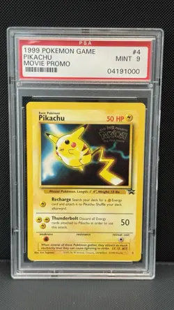 1999 Pokemon The First Movie Promo Set PSA 9 Pikachu Dragonite Mewtwo Electabuzz - Image 2