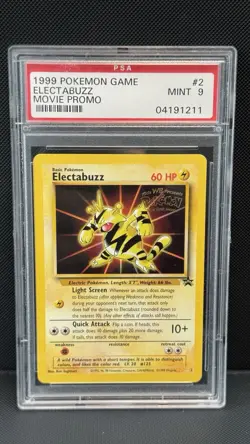 1999 Pokemon The First Movie Promo Set PSA 9 Pikachu Dragonite Mewtwo Electabuzz - Image 4