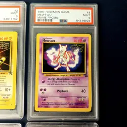 1999 Pokemon The First Movie Promo Set PSA 9 Pikachu Dragonite Mewtwo Electabuzz - Image 3
