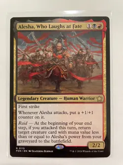 Magic the Gathering FDN: Alesha, Who Laughs at Fate (Excellent Condition) - Image 1