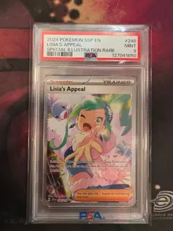 2024 Pokemon SV Surging Sparks Lisia's Appeal Reverse Holo #246/191 PSA 9 - Image 1