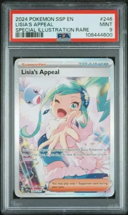 PSA 9 Lisia's Appeal - 246/191 - Surging Sparks - Pokemon - Read Description - Image 1