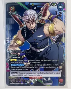 Union Arena Demon Slayer Tengen Uzui R** Two Star Parallel English - Image 1