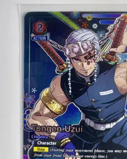 Union Arena Demon Slayer Tengen Uzui R** Two Star Parallel English - Image 5