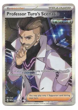 Professor Turo's Scenario 240/182 Sv04: Paradox Rift Ultra Rare Pokemon TCG - NM - Image 1