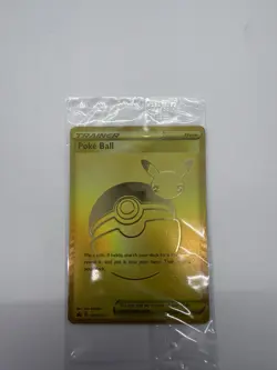 SEALED Pokemon Card Poke Ball SWSH146 Gold Celebrations 25th Anniversary - Image 2