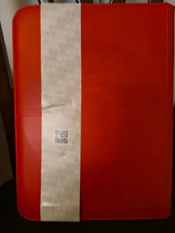 Ultra Pro Pokemon TCG Charizard 9 Pocket Leather Binder Red 360 Card Capacity 74427161613 - Image 2