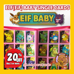 Baby Pokemon Collectable Cards - EIF BABY ELF BABY - Choose Your Cards - NM - Image 1