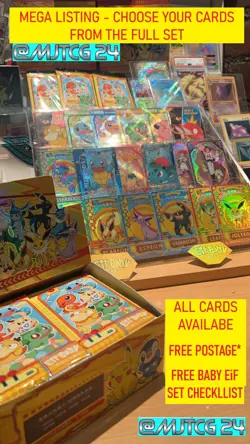 MEGA LISTING: Choose Your Pokemon Baby EiF Cards QR HR SR SSR GR- FREE SHIPPING* - Image 1