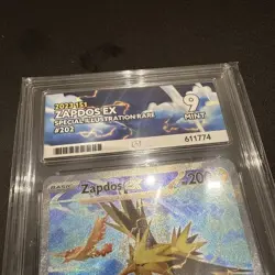 Pokemon TCG Zapdos EX Card 202/165 Scarlet Violet-151 Sir Ace 9 - Image 4