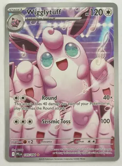 Pokemon TCG Wigglytuff - 105/094 - ME02: Phantasmal Flames Illustration Rare - Image 3