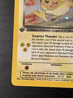 Pokemon Dark Raichu 83/82 First Edition Holo Team Rocket Secret Rare 1st Ed Lp- - Image 5