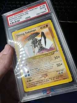 2002 Shining Kabutops 1st Edition Neo Destiny 108/105 PSA 9 - Image 3