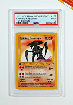 Pokemon PSA 9 Shining Kabutops #108 1St Edition Neo Destiny 2002 English - Image 1