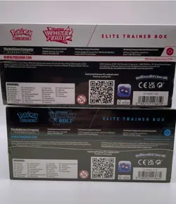 Pokemon Black Bolt and White Flare Elite Trainer Box ETB Set of 2 Factory Seal - Image 3