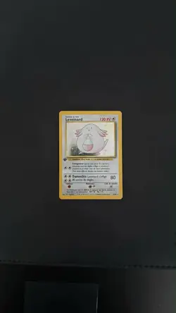 1999 Pokemon Leveinard (Chansey) French - Base Set 1st Edition - 3/102 - Image 1