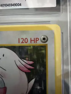 Pokemon TCG -- Chansey 3/102 Base 1st Edition Graded CGC 6 (EX / NM) - Image 3