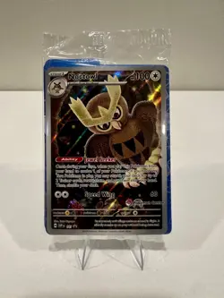 *SEALED* Pokemon TCG Noctowl #141 Stellar Crown Promo Pokemon Center Stamped - Image 1