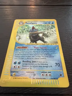 Feraligatr Holo Expedition Set Pokemon Card 12/165 - Image 3