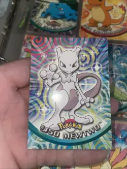 Topps Pokemon Mewtwo #150 Blue Logo 1st Ed Non-Holo Card TV Animation Edition Nm - Image 1
