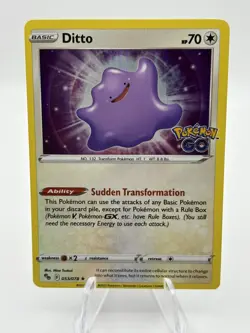 Ditto 053/078 2022 Pokemon GO Pokemon Card TCG Nintendo Holo Rare - Nm - Image 1
