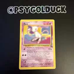Pokemon Mew Black Star Promo TCG Card 8 Wizards of the Coast DMG - Image 1
