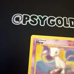 Pokemon Mew Black Star Promo TCG Card 8 Wizards of the Coast DMG - Image 2