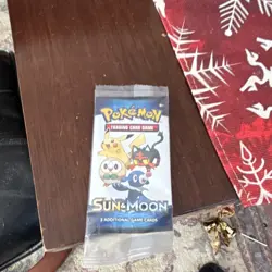 Pokemon Sun & Moon Booster Pack Sealed 3 Cards English TCG - Image 1