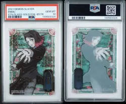 2021 CARDDASS DEMON SLAYER: KIMETSU NO YAIBA STAINED GLASS CARDS | GOLD FOIL - Image 1