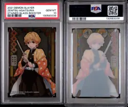 CARDDASS DEMON SLAYER: KIMETSU NO YAIBA STAINED GLASS CARDS ZENITSU AGATSUMA - Image 1