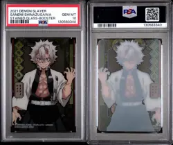 0 CARDDASS DEMON SLAYER: KIMETSU NO YAIBA STAINED GLASS CARDS SANEMI SHINAZUGAWA - Image 1