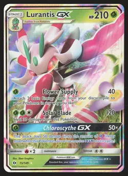 SM Base Set Lurantis GX #15/149 Ultra Rare Pokemon Card - Image 1