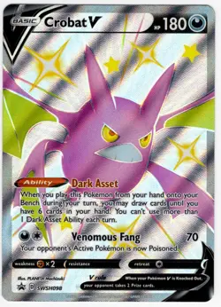 Crobat V - SWSH098 SWSH: Sword & Shield Promo Cards Holo NM-Mint - Image 1