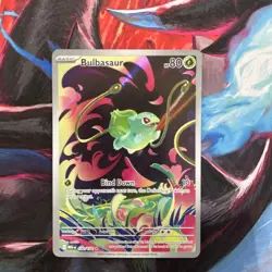 Pokemon TCG Bulbasaur Card 133/132 IR Mega Evolutions Near Mint Condition - Image 1