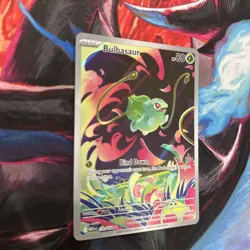 Pokemon TCG Bulbasaur Card 133/132 IR Mega Evolutions Near Mint Condition - Image 2