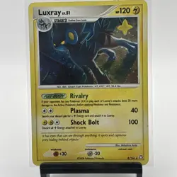 Pokemon TCG Legends Awakened Luxray Lv 51 8/146 Holo Rare 2008 Card LP - Image 1