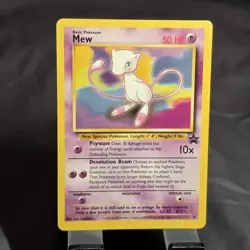 4x Vintage 1999 Pokemon Card - Mew - WoTC Black Star Promo 8 - NM-Mint - Image 2