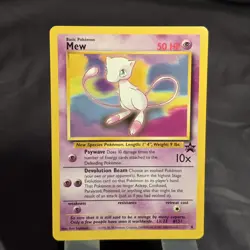 4x Vintage 1999 Pokemon Card - Mew - WoTC Black Star Promo 8 - NM-Mint - Image 4
