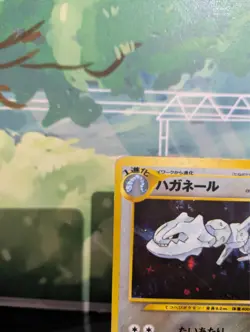 *RARE* Steelix No. 208 Neo Genesis WOTC Holo Japanese Pokemon Card *L/MP* - Image 2