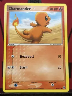 Charmander 58/112 EX FireRed & LeafGreen Pokemon Card TCG Regular 2004 NM - Image 3