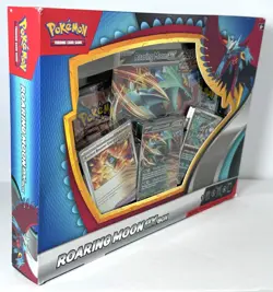 ROARING MOON EX BOX Pokemon TCG 4 Booster Packs + 4 Foil Promo Cards NEW SEALED! - Image 2
