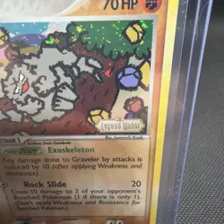 Graveler 34/92 EX Legend Maker Stamped Reverse Holo Pokemon TCG Card NM - Image 5