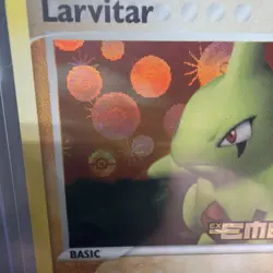 Larvitar 52/106 Emerald Reverse Holo Stamped Pokemon TCG - Image 5