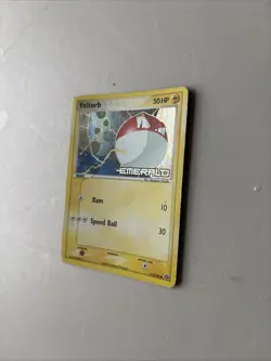 Pokemon TCG Voltorb 71/106 EX Emerald Reverse Holo Card 2005 Stamped - Image 2