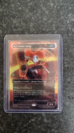 Avatar Aang MTG (Raised Foil) Avatar: the Last Airbender Foil - Image 1
