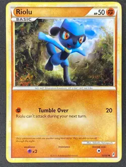 Pokemon Riolu 50/95 CL Call of Legends LP/NM - Image 1