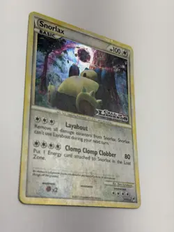 Pokemon TCG Snorlax 33/95 Call Of Legends Stamped Holo Rare Heavily Played - Image 3